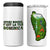 Dominica Nature 4 in 1 Can Cooler Tumbler Sisserou Parrot and Waterfall Island Map with National Flag Design - Wonder Print Shop