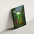 Dominica Nature Canvas Wall Art Sisserou Parrot and Waterfall Island Map with National Flag Design - Wonder Print Shop