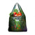 Dominica Nature Grocery Bag Sisserou Parrot and Waterfall Island Map with National Flag Design - Wonder Print Shop