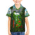 Dominica Nature Kid Hawaiian Shirt Sisserou Parrot and Waterfall Island Map with National Flag Design - Wonder Print Shop