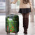 Dominica Nature Luggage Cover Sisserou Parrot and Waterfall Island Map with National Flag Design - Wonder Print Shop