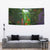 Dominica Nature Tapestry Sisserou Parrot and Waterfall Island Map with National Flag Design - Wonder Print Shop