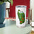 Dominica Nature Tumbler Cup Sisserou Parrot and Waterfall Island Map with National Flag Design - Wonder Print Shop