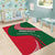 Dominica Area Rug with Sisserou Parrot and Tribal Pattern Design - Wonder Print Shop