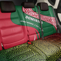 Dominica Back Car Seat Cover with Sisserou Parrot and Tribal Pattern Design - Wonder Print Shop