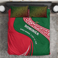 Dominica Bedding Set with Sisserou Parrot and Tribal Pattern Design - Wonder Print Shop
