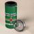 Dominica 4 in 1 Can Cooler Tumbler with Sisserou Parrot and Tribal Pattern Design - Wonder Print Shop
