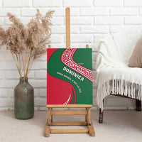 Dominica Canvas Wall Art with Sisserou Parrot and Tribal Pattern Design - Wonder Print Shop