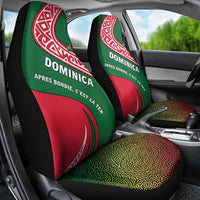 Dominica Car Seat Cover with Sisserou Parrot and Tribal Pattern Design - Wonder Print Shop