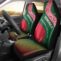 Dominica Car Seat Cover with Sisserou Parrot and Tribal Pattern Design - Wonder Print Shop