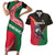 Dominica Couples Matching Short Sleeve Bodycon Dress and Hawaiian Shirt with Sisserou Parrot and Tribal Pattern Design - Wonder Print Shop