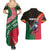 Dominica Couples Matching Summer Maxi Dress and Hawaiian Shirt with Sisserou Parrot and Tribal Pattern Design - Wonder Print Shop