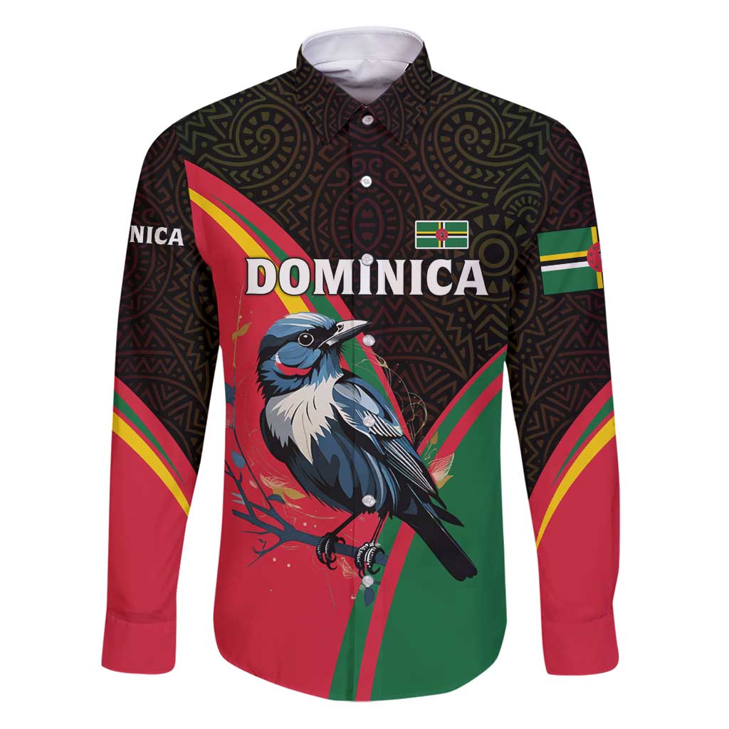 Dominica Family Matching Puletasi and Hawaiian Shirt with Sisserou Parrot and Tribal Pattern Design - Wonder Print Shop