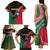 Dominica Family Matching Tank Maxi Dress and Hawaiian Shirt with Sisserou Parrot and Tribal Pattern Design - Wonder Print Shop
