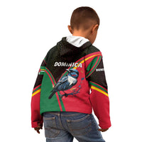 Dominica Kid Hoodie with Sisserou Parrot and Tribal Pattern Design - Wonder Print Shop