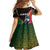 Dominica Kid Short Sleeve Dress with Sisserou Parrot and Tribal Pattern Design - Wonder Print Shop