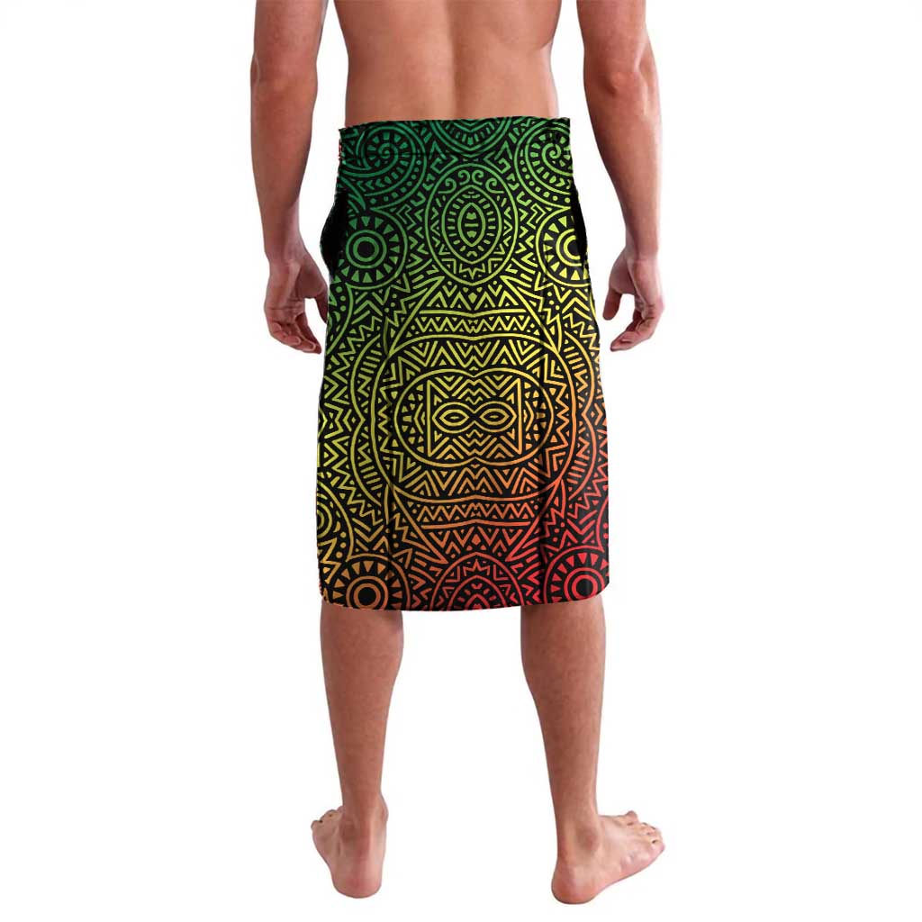 Dominica Lavalava with Sisserou Parrot and Tribal Pattern Design - Wonder Print Shop
