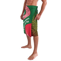 Dominica Lavalava with Sisserou Parrot and Tribal Pattern Design - Wonder Print Shop