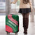 Dominica Luggage Cover with Sisserou Parrot and Tribal Pattern Design - Wonder Print Shop