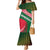 Dominica Mermaid Dress with Sisserou Parrot and Tribal Pattern Design - Wonder Print Shop