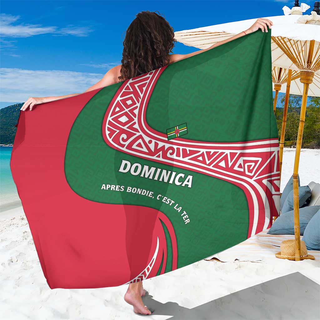 Dominica Sarong with Sisserou Parrot and Tribal Pattern Design - Wonder Print Shop