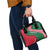 Dominica Shoulder Handbag with Sisserou Parrot and Tribal Pattern Design - Wonder Print Shop