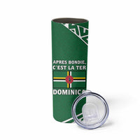 Dominica Skinny Tumbler with Sisserou Parrot and Tribal Pattern Design - Wonder Print Shop