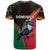 Dominica T Shirt with Sisserou Parrot and Tribal Pattern Design - Wonder Print Shop