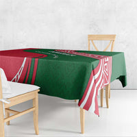 Dominica Tablecloth with Sisserou Parrot and Tribal Pattern Design - Wonder Print Shop