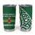 Dominica Tumbler Cup with Sisserou Parrot and Tribal Pattern Design - Wonder Print Shop