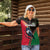 Dominica Women Polo Shirt with Sisserou Parrot and Tribal Pattern Design - Wonder Print Shop