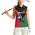 Dominica Women Sleeveless Polo Shirt with Sisserou Parrot and Tribal Pattern Design - Wonder Print Shop