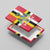 Dominica Flag Canvas Wall Art Red Yellow and Black with Coat of Arms and National Motto Design - Wonder Print Shop