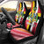 Dominica Flag Car Seat Cover Red Yellow and Black with Coat of Arms and National Motto Design - Wonder Print Shop