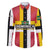 Dominica Flag Family Matching Short Sleeve Bodycon Dress and Hawaiian Shirt Red Yellow and Black with Coat of Arms and National Motto Design - Wonder Print Shop