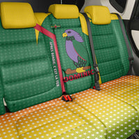 Dominica Flag Back Car Seat Cover National Parrot and Stars Design with Motto Apres Bondie C’est La Ter - Wonder Print Shop