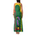 Dominica Flag Family Matching Tank Maxi Dress and Hawaiian Shirt National Parrot and Stars Design with Motto Apres Bondie C’est La Ter - Wonder Print Shop
