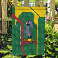 Dominica Flag Garden Flag National Parrot and Stars Design with Motto Apres Bondie C’est La Ter - Wonder Print Shop