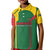 Dominica Flag Kid Polo Shirt National Parrot and Stars Design with Motto Apres Bondie C’est La Ter - Wonder Print Shop