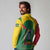 Dominica Flag Long Sleeve Polo Shirt National Parrot and Stars Design with Motto Apres Bondie C’est La Ter - Wonder Print Shop