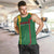 Dominica Flag Men Tank Top National Parrot and Stars Design with Motto Apres Bondie C’est La Ter - Wonder Print Shop