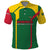 Dominica Flag Polo Shirt National Parrot and Stars Design with Motto Apres Bondie C’est La Ter - Wonder Print Shop