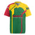Dominica Flag Rugby Jersey National Parrot and Stars Design with Motto Apres Bondie C’est La Ter - Wonder Print Shop