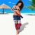 Dominican Republic Flag Sarong Red White and Blue Pattern with National Emblem and Tribal Design - Wonder Print Shop