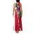 Dominican Republic Flag Half Zip Design Family Matching Tank Maxi Dress and Hawaiian Shirt with Coat of Arms and Taino Symbol - Wonder Print Shop