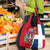 Dominican Republic Flag Half Zip Design Grocery Bag with Coat of Arms and Taino Symbol - Wonder Print Shop