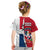 Dominican Republic Flag Half Zip Design Kid T Shirt with Coat of Arms and Taino Symbol - Wonder Print Shop