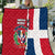 Dominican Republic Flag Half Zip Design Quilt with Coat of Arms and Taino Symbol - Wonder Print Shop