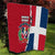 Dominican Republic Flag Half Zip Design Quilt with Coat of Arms and Taino Symbol - Wonder Print Shop
