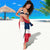 Dominican Republic Flag Half Zip Design Sarong with Coat of Arms and Taino Symbol - Wonder Print Shop